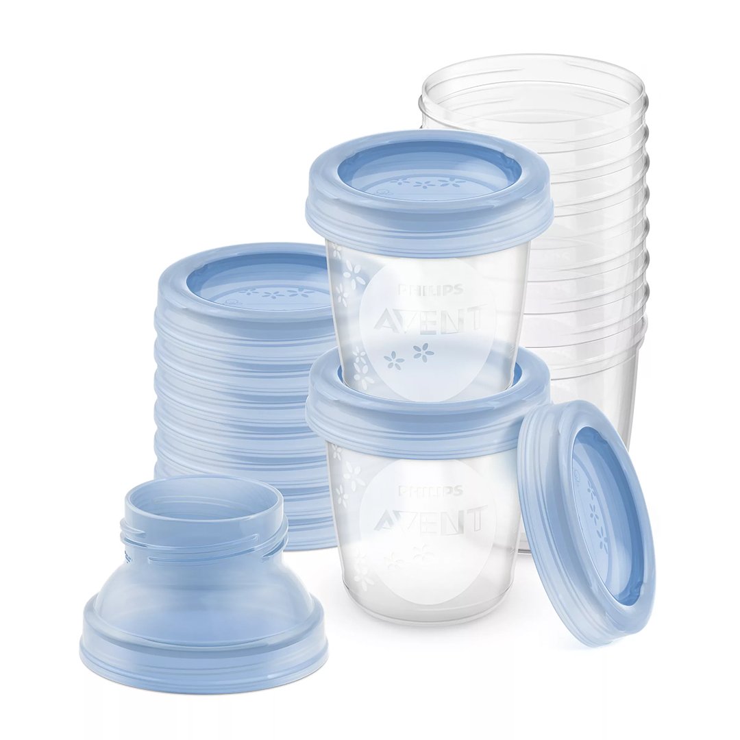 AVENT SET POTS DE CONSERVATION POUR LAIT MATERNEL 180 ML/6OZ SCF618/10 AVENT SET POTS DE CONSERVATION POUR LAIT MATERNEL 180 ML/6OZ SCF618/10