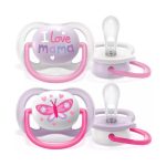 AVENT SUCETTE AIR COLL 0-6M GIRL MAM/BFL SCF080/02