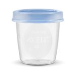 AVENT SET POTS DE CONSERVATION POUR LAIT MATERNEL 180 ML/6OZ SCF618/10