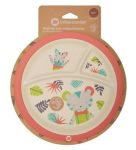 Bebe Confort – Assiette en Bambou avec compartiments – Jungle Vibes (18M +)