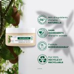 Klorane – Masque Réparation 3 en 1 au Cupuaçu BIO – Cheveux très secs 150 ml