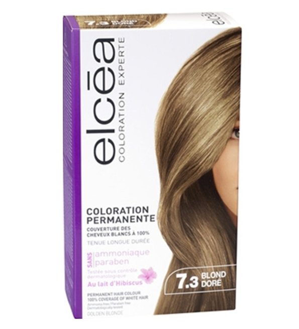 Elcea Coloration Experte – Blond Doré 7.3 Elcea Coloration Experte – Blond Doré 7.3