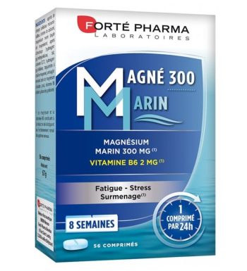 Forté Pharma Magnésium 300 Marin – 56 Comprimés