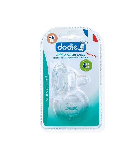 DODIE TETINE PLATE SENSATION+ ANTI COLIQUE D4 +6M LIQUIDE EPAIS X2 DODIE TETINE PLATE SENSATION+ ANTI COLIQUE D4 +6M LIQUIDE EPAIS X2