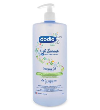 Dodie – Gel lavant 3 en 1 flacon Pompe – 1 L