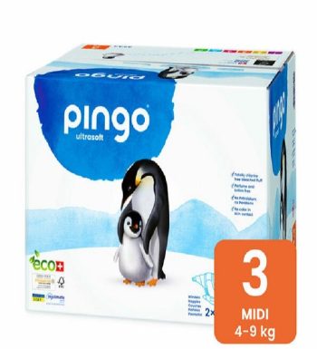 Pingo Midi Taille3 – 4-9KG – 2 Sachets de 44 Couches