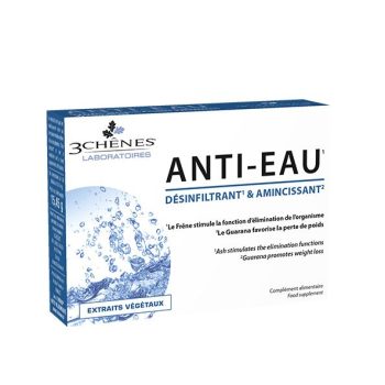 3Chenes Anti-Eau Désinfiltrant et Amincissant 30 Comprimés