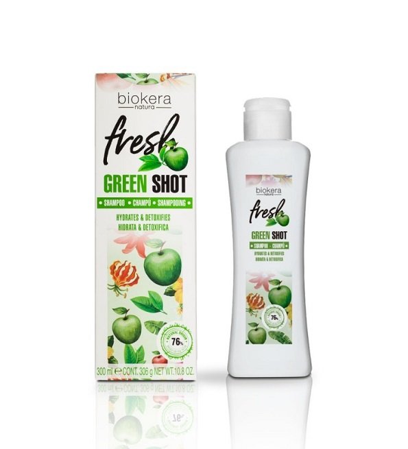 BIOKERA FRESH GREEN SHOT SHAMPOOING 300ML BIOKERA FRESH GREEN SHOT SHAMPOOING 300ML