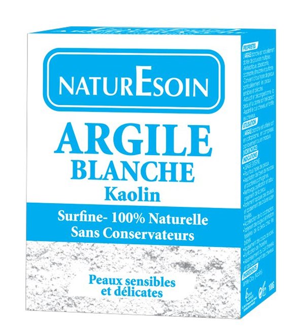 NaturEsoin Argile Blanche – 100 G NaturEsoin Argile Blanche – 100 G