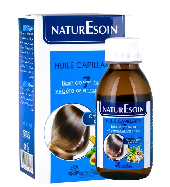 NaturEsoin Huile Capillaire 7 Bain d’Huiles Végétales – 125 ml NaturEsoin Huile Capillaire 7 Bain d’Huiles Végétales – 125 ml
