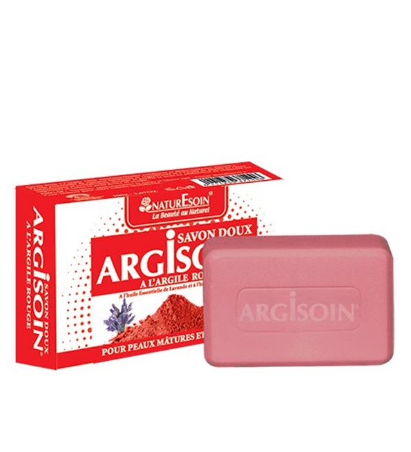 NaturEsoin Argisoin Savon à l’Argile Rouge- 125 G NaturEsoin Argisoin Savon à l’Argile Rouge- 125 G