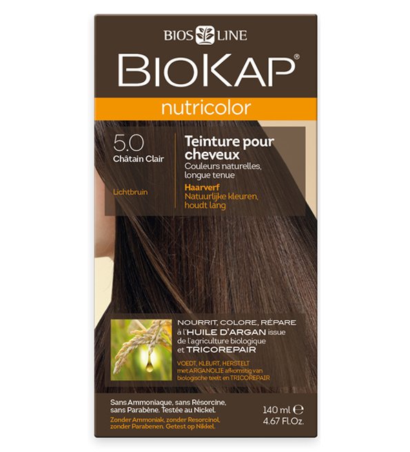 Biokap – Nutricolor 5.0 Châtain clair Biokap – Nutricolor 5.0 Châtain clair