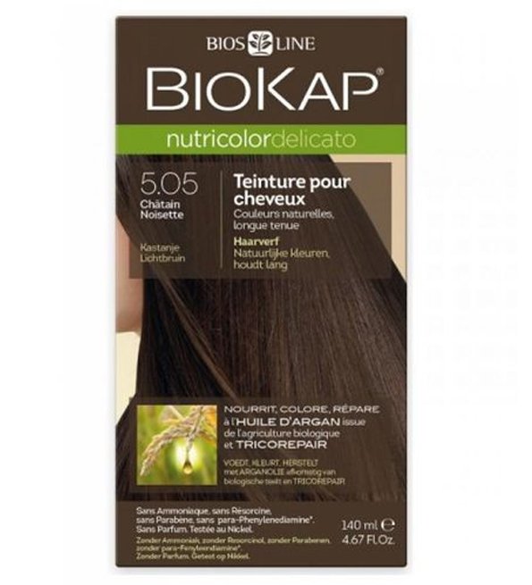 Biokap – Nutricolor Delicato 5.05 Châtain noisette Biokap – Nutricolor Delicato 5.05 Châtain noisette