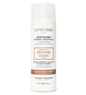 Capiderma – Revitalisant après shampoing à la Kératine – 200 ml