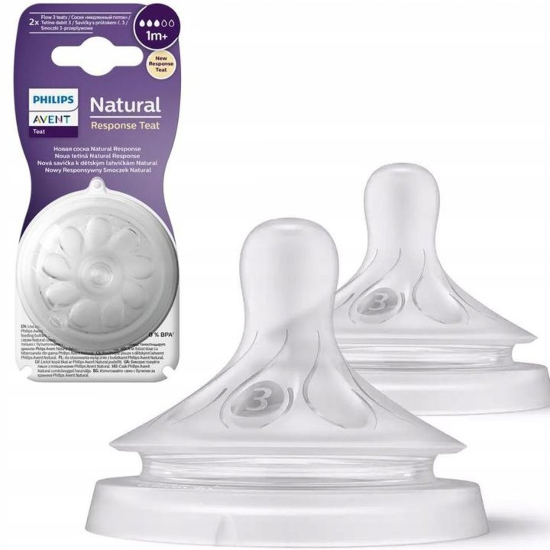 Avent Tetine Natural Teat +1m Scy963/02 Avent Tetine Natural Teat +1m Scy963/02
