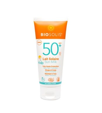 BIOSOLIS LAIT SOLAIRE POUR ENFANTS SPF50 100ML