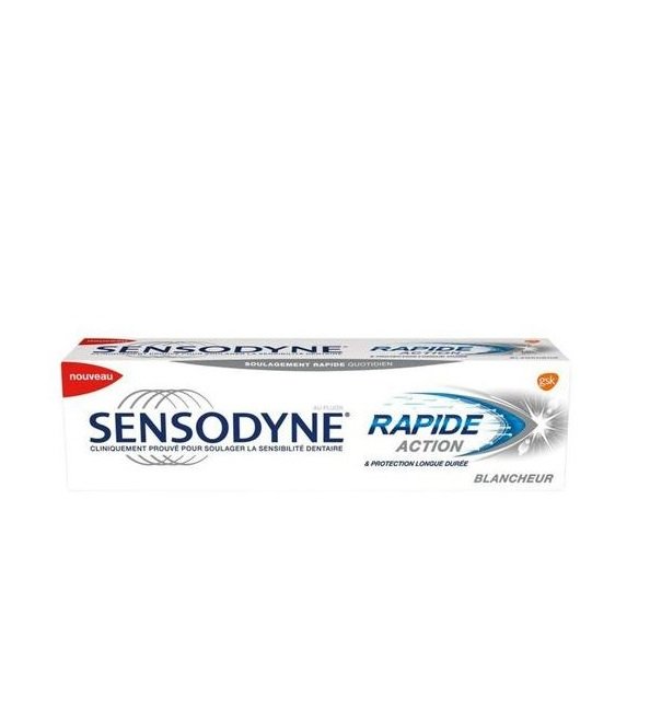 Sensodyne Dentifrice Rapide Blancheur 75 Ml Sensodyne Dentifrice Rapide Blancheur 75 Ml