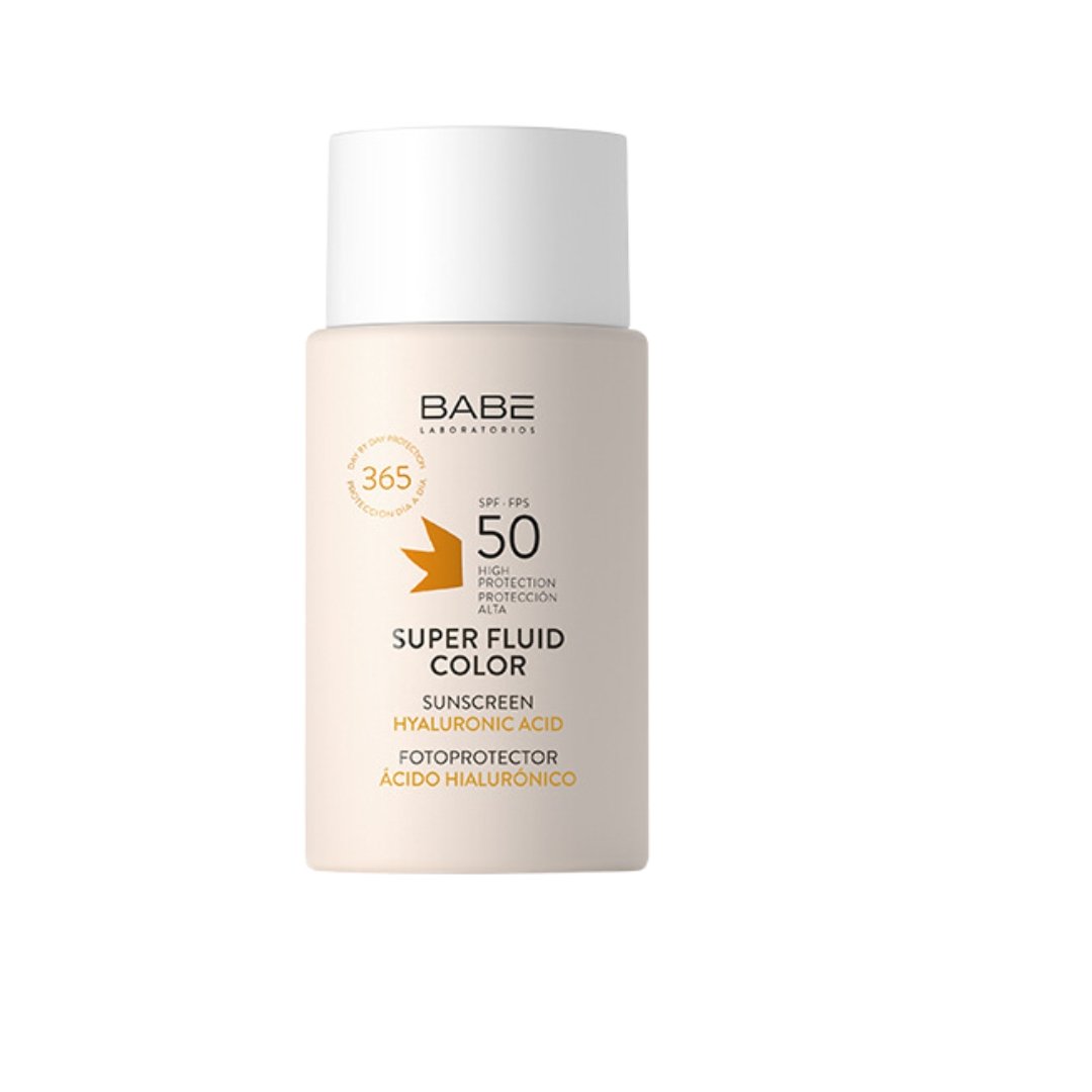 Babe Facial Sunscreen Super Fluid Color Spf50 50ml Babe Facial Sunscreen Super Fluid Color Spf50 50ml
