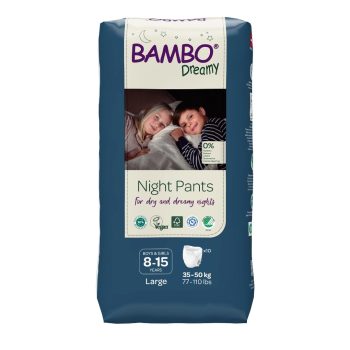 Bambo Dreamy Pants Night Boys and Girl 8-15 Years 10 unités