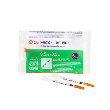 Bd Micro-Fine Plus Seringue Insuline 0.5ml Boite 10