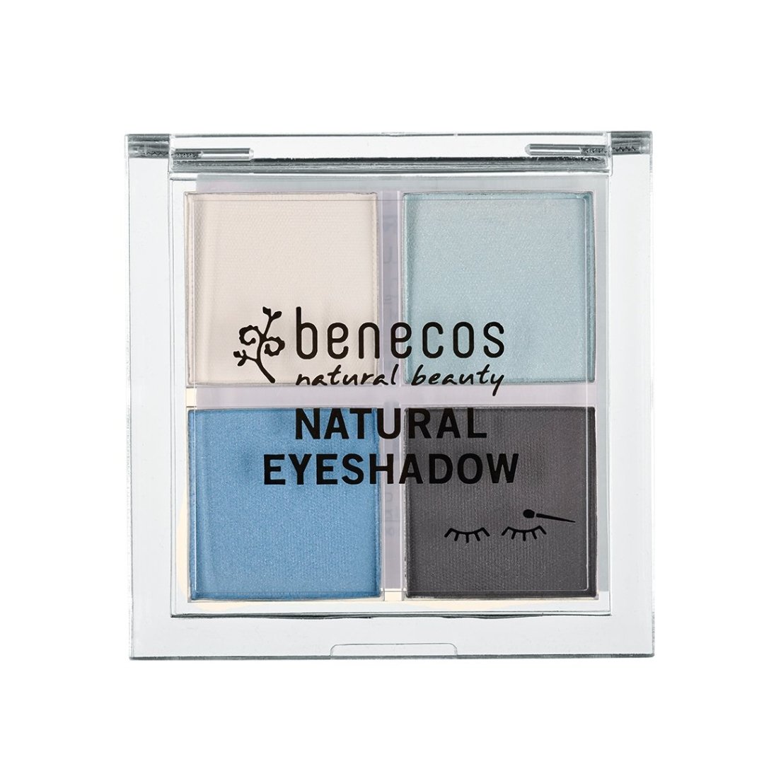 Benecos Natural Quatro Eyeshadow True Blue 4.8g Benecos Natural Quatro Eyeshadow True Blue 4.8g