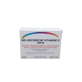 Bio-Recherche Vitamine D 200UI 30 Gelules
