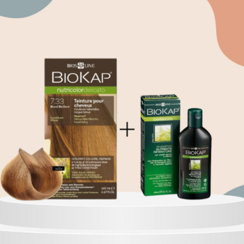 Biokap Delicato 7.33 140ml+shampoing nourissant reparateur 100ml pack