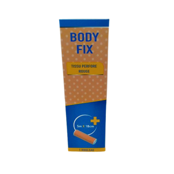 Body Fix Sparadrap Perfore 5 x 18cm Rouge