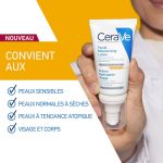 CeraVe Crème hydratante visage SPF50 Peaux Normales à Sèches 52ml = Miniature Offerte