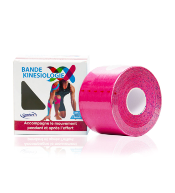 Comfort Bande Kinesiologie 5mx5cm Rose