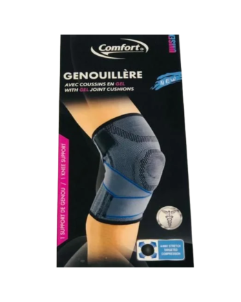 Comfort Genouillere Starpping Noir Medium-Large