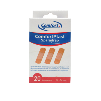 Comfort Plast Sparadrap Predecoupe 20 Pieces