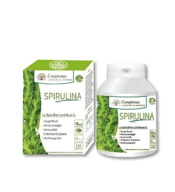 Complemax Spiruline + Vitamine C 400mg 100 gelules