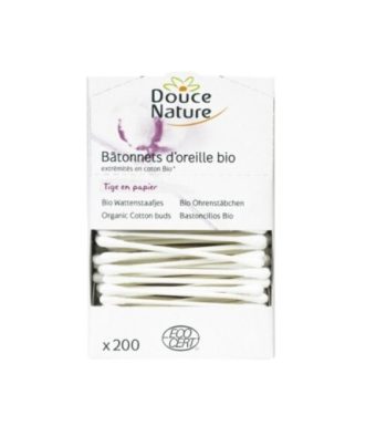 DOUCE NATURE BATONNETS D’OREILLE 200 UNITES