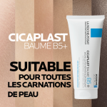La Roche-Posay Cicaplast Baume Cicatrisant B5+ Peau Fragilisée | 50ml = Eau Thermale 50ml Offerte