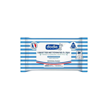 Dodie Lingettes Nettoyantes 60 Pieces