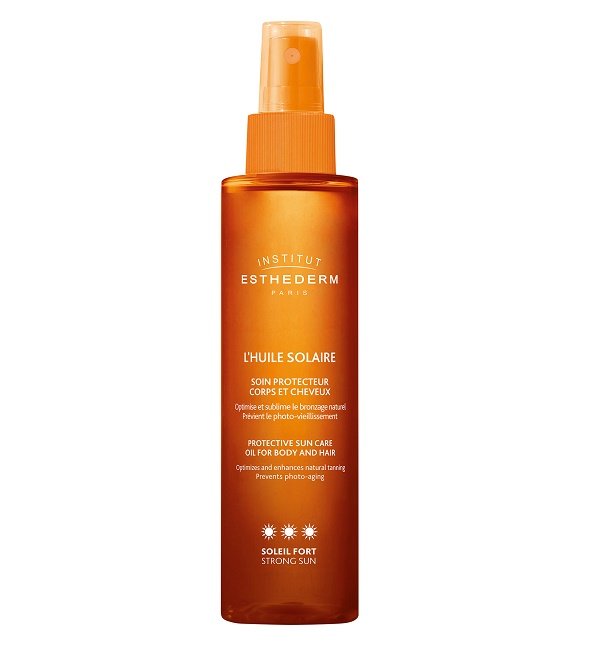 Institut Esthederm Bronz L’Huile Solaire Soin Protecteur Corps et Cheveux Soleil Fort 150 ml Institut Esthederm Bronz L’Huile Solaire Soin Protecteur Corps et Cheveux Soleil Fort 150 ml