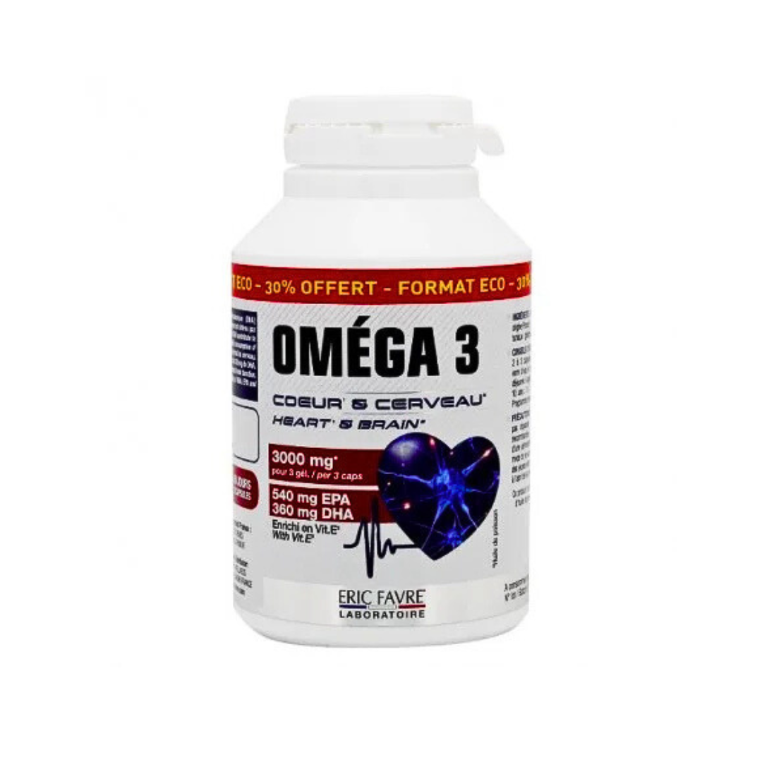 Eric Favre Omega 3 3000mg 120 Gelules Eric Favre Omega 3 3000mg 120 Gelules