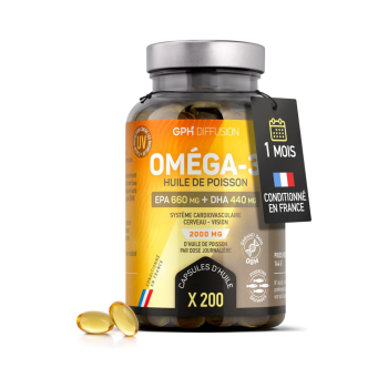 GPH Omega 3 Marines 200 Capsules