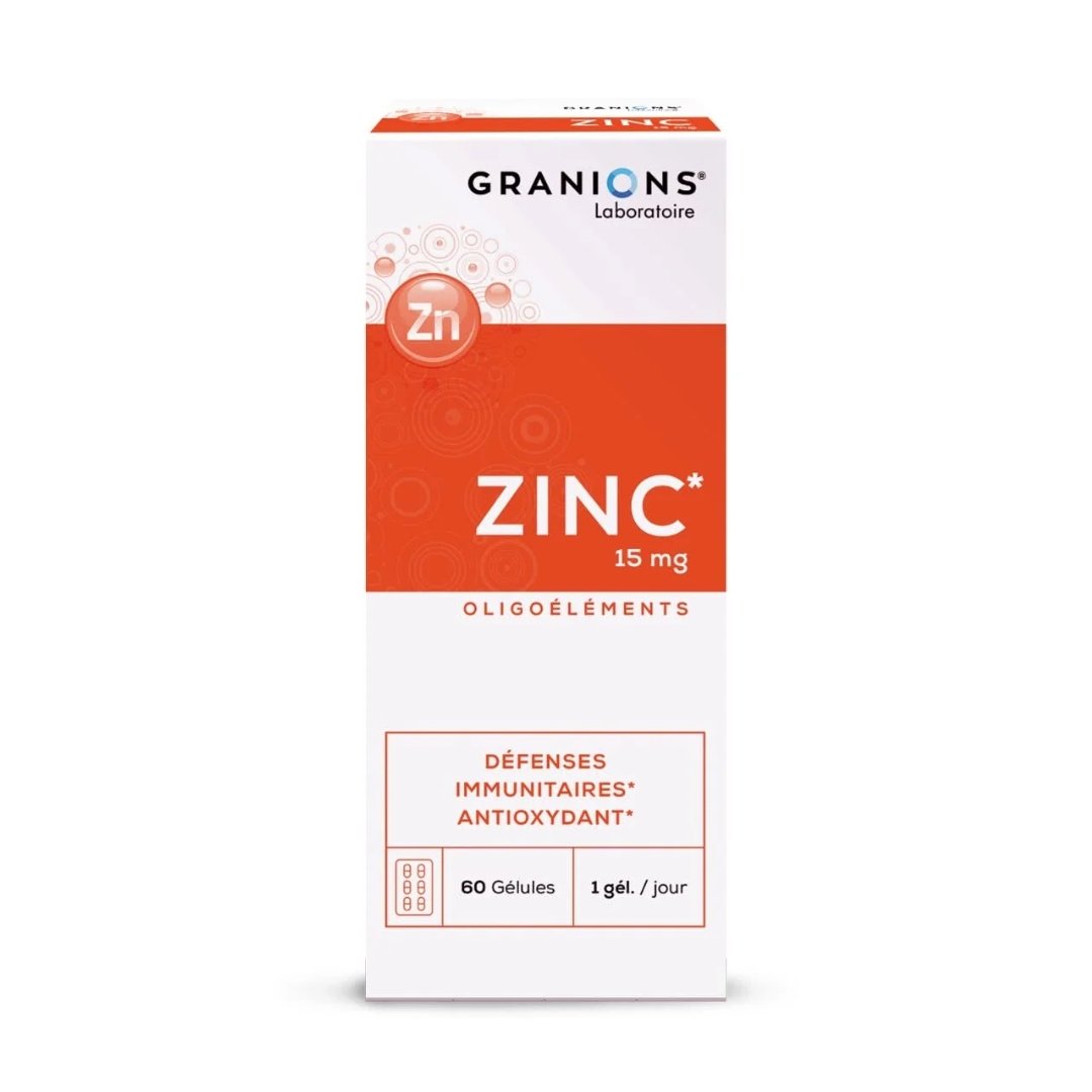 GRANIONS Zinc 15mg B60 Gelules GRANIONS Zinc 15mg B60 Gelules