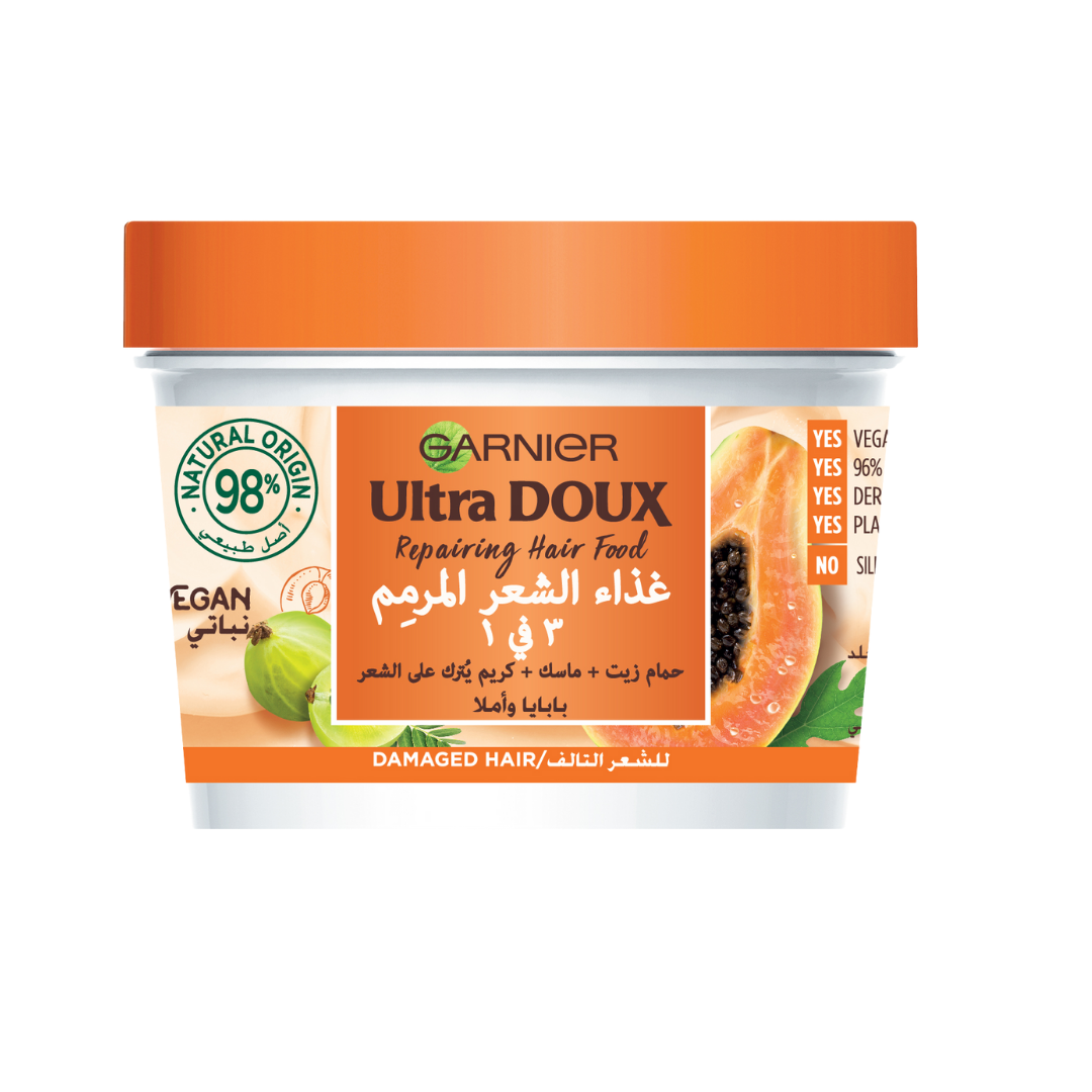 Garnier Ultra Doux Hair Food Papaye 390ml Garnier Ultra Doux Hair Food Papaye 390ml