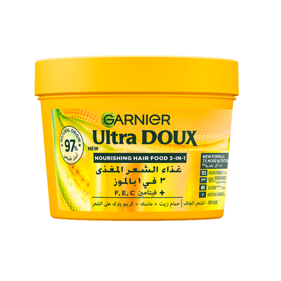 Garnier Ultra Doux Hair Food Banane 390ml Garnier Ultra Doux Hair Food Banane 390ml
