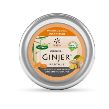 Ginger Pastilles Gingembre & Orange Bio – Lemon Pharma