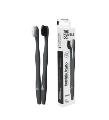 HUMBLE BROSSE A DENTS ADULTE A BASE DE PLANTES X2