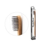 HUMBLE BROSSE A DENTS AU CHARBON POUR ADULTE NOIR DOUCE BAMBOU