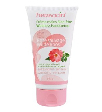 Herbacin hand cream wild rose tube 75ml
