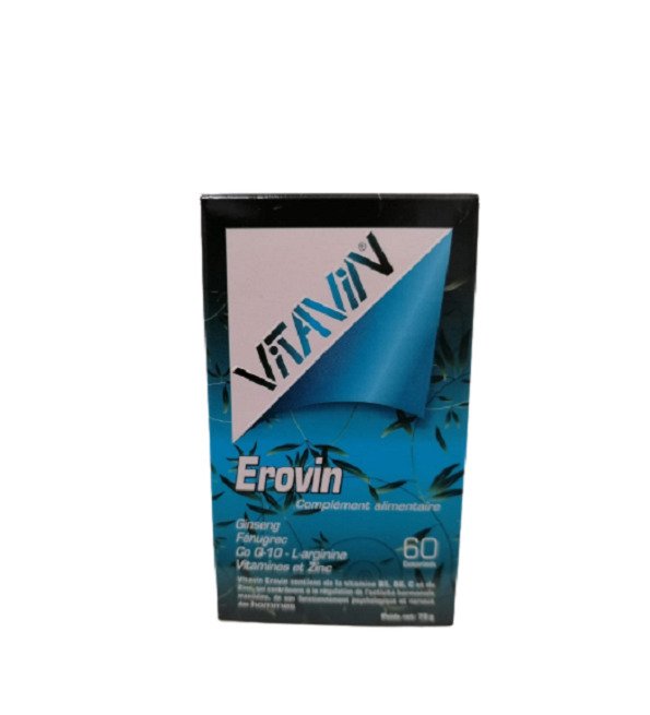 Vitavin Erovin Ginseng 60 Comprimès Vitavin Erovin Ginseng 60 Comprimès