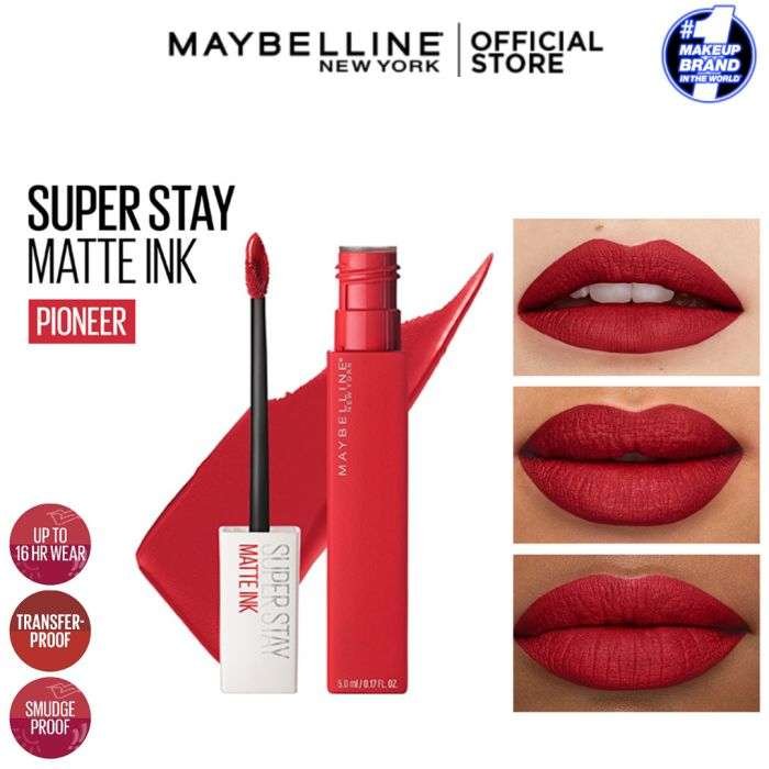 MAYBELLINE SUPERSTAY MATTE INK 20 PIONEER MAYBELLINE SUPERSTAY MATTE INK 20 PIONEER