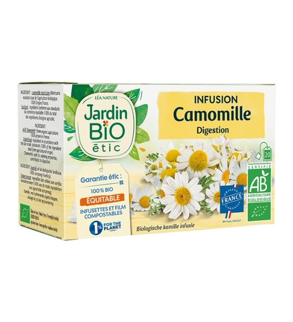 JARDIN BIO INFUSION CAMOMILLE 20 SACHET JARDIN BIO INFUSION CAMOMILLE 20 SACHET