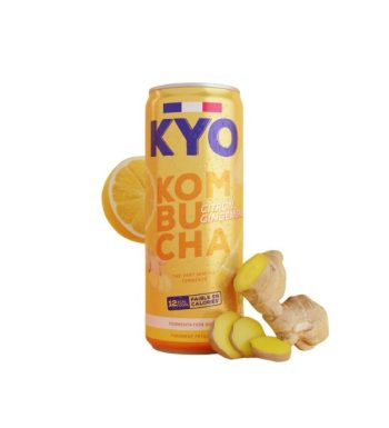 KYO KOMBUCHA CANETTE CITRON GINGEMBRE 330ML